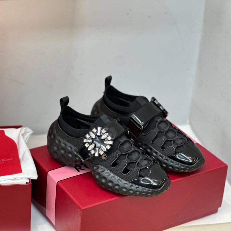 Roger Vivier Viv Run Black Sneakers - Image 2
