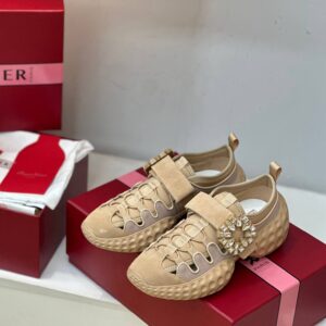 Roger Vivier Viv Run Brown Sneakers