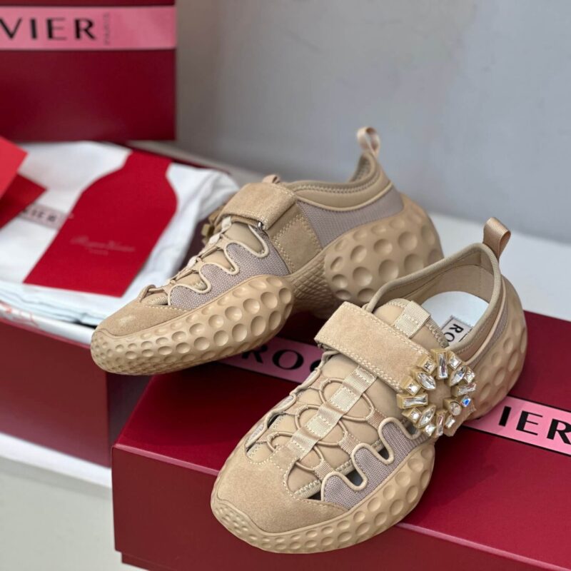 Roger Vivier Viv Run Brown Sneakers - Image 3