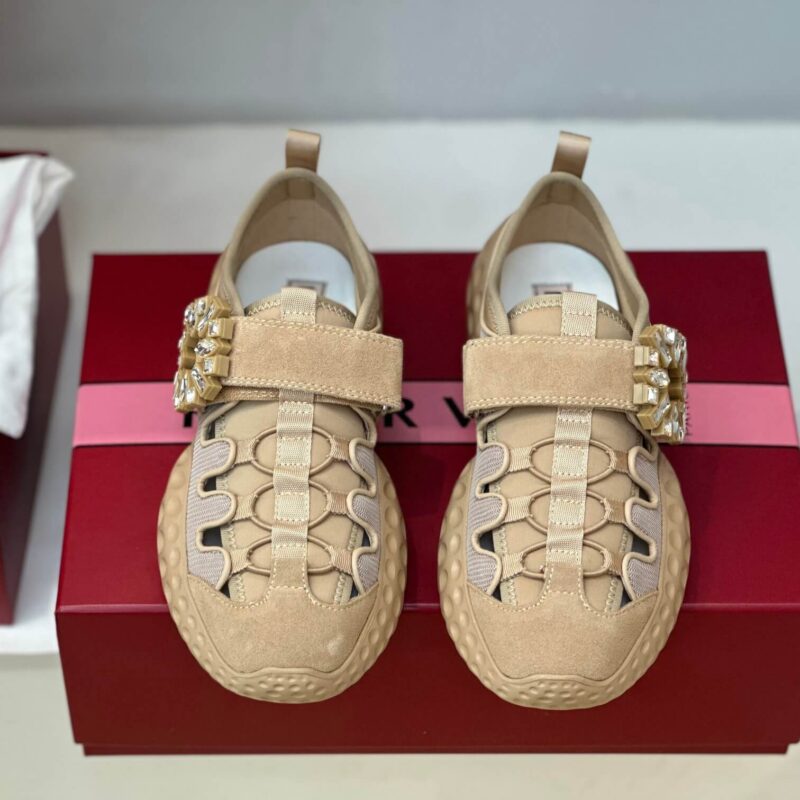 Roger Vivier Viv Run Brown Sneakers - Image 5