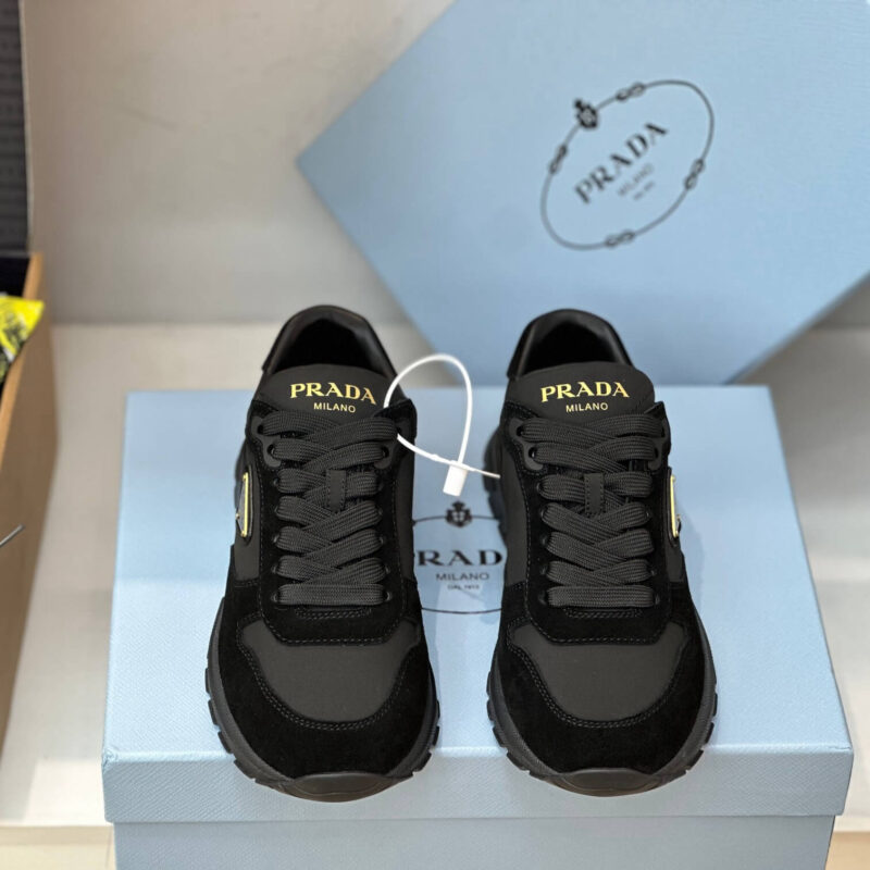 Prada Prax Black Sneakers - Image 3