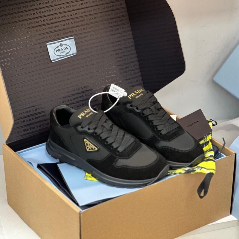 Prada Prax Black Sneakers - Image 8