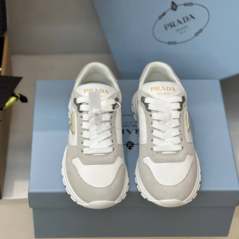 Prada Prax White Sneakers - Image 2