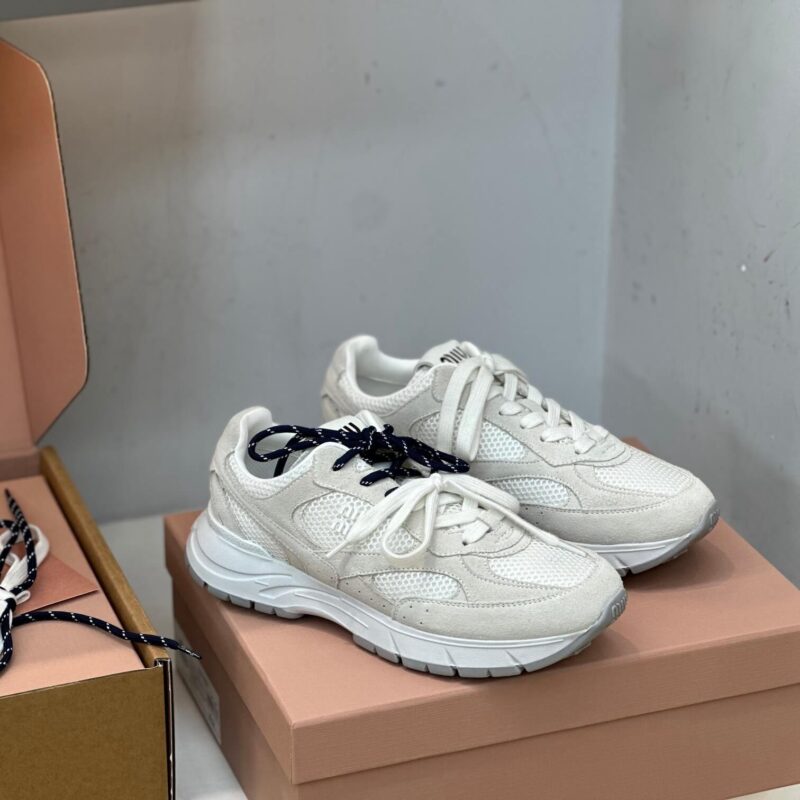 Miu Miu  530 White Sneakers - Image 2