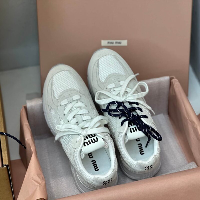 Miu Miu  530 White Sneakers - Image 5