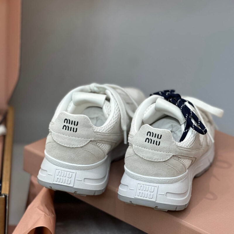 Miu Miu  530 White Sneakers - Image 7