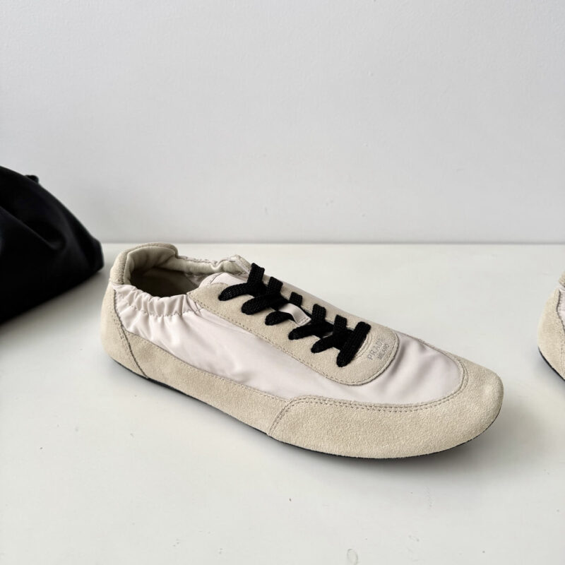 Prada Re-Nylon White Sneakers - Image 2