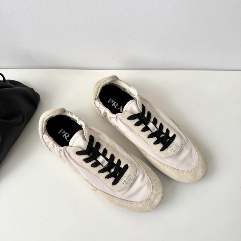 Prada Re-Nylon White Sneakers - Image 9