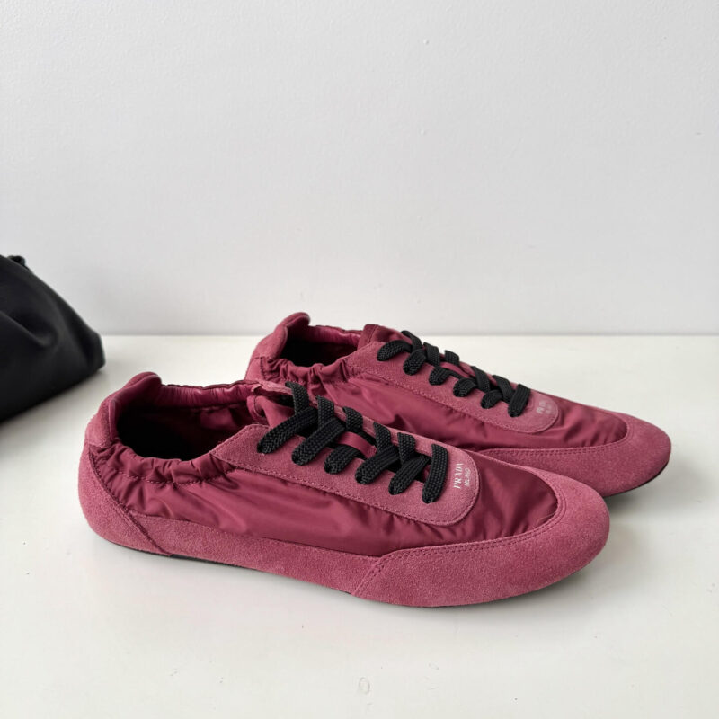Prada Re-Nylon Red Sneakers - Image 6