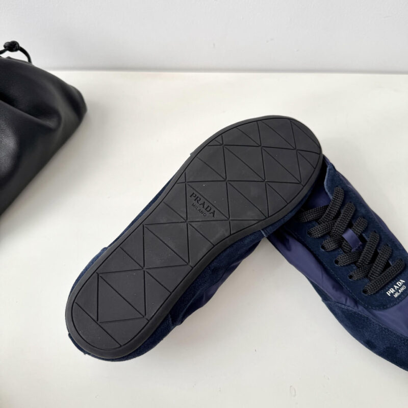 Prada Re-Nylon Blue Sneakers - Image 2