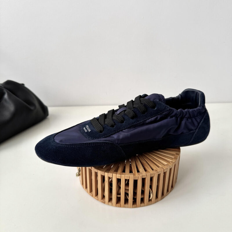 Prada Re-Nylon Blue Sneakers - Image 4