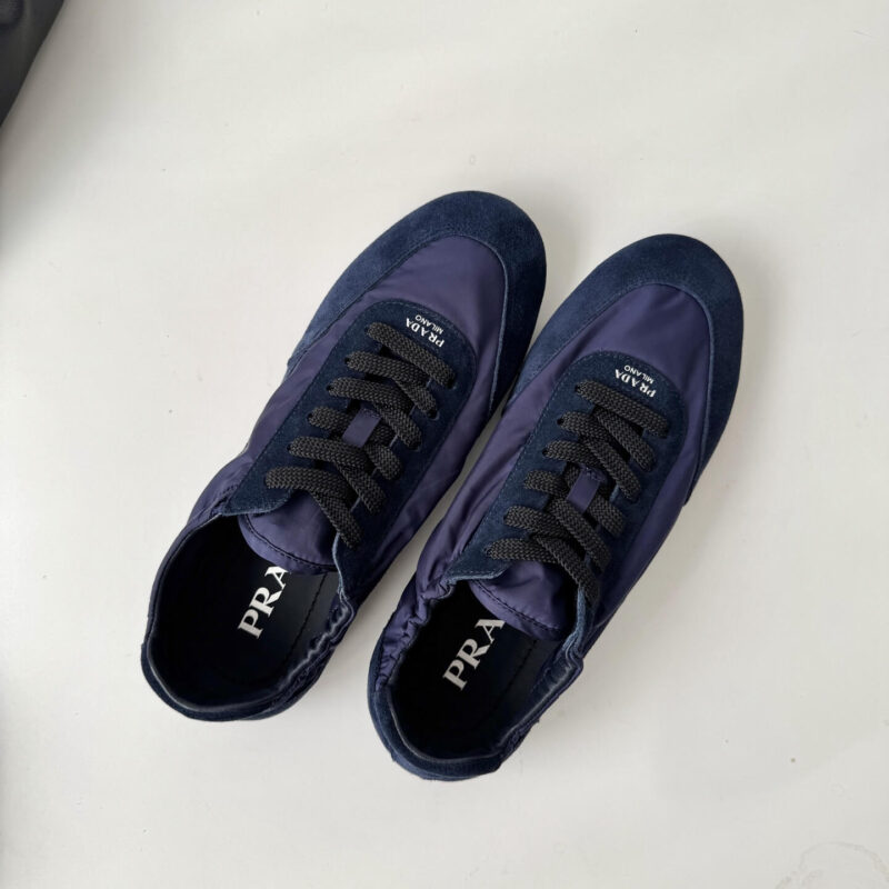 Prada Re-Nylon Blue Sneakers - Image 5