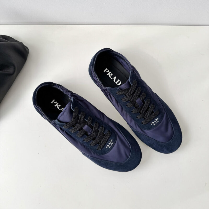 Prada Re-Nylon Blue Sneakers - Image 8