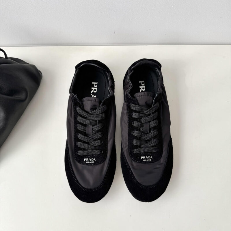 Prada Re-Nylon Black Sneakers - Image 2