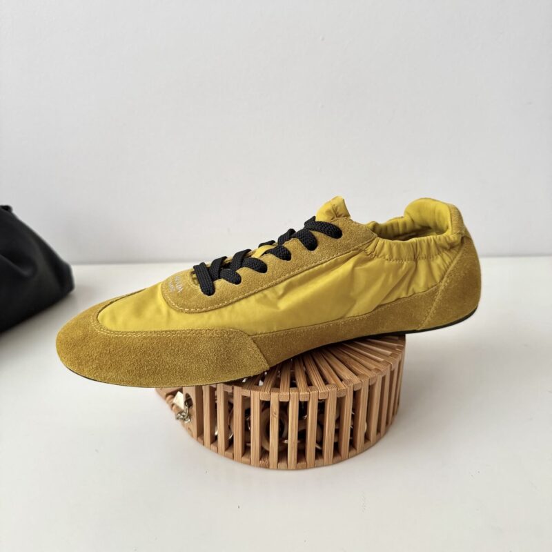 Prada Re-Nylon Yellow Sneakers - Image 9