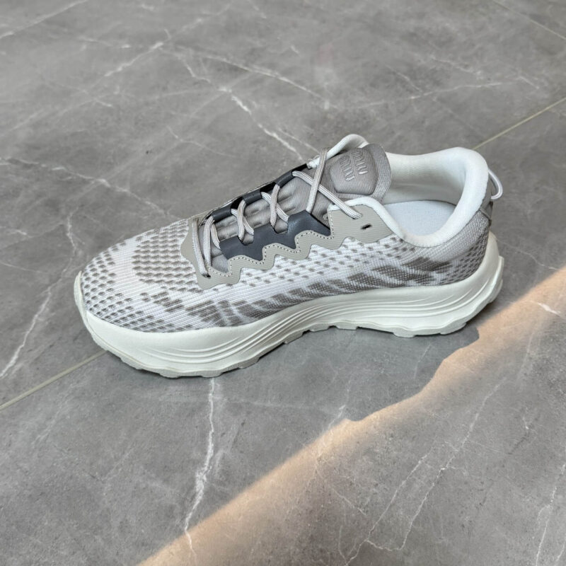 Miu Miu Grey Technical-mesh Sneakers - Image 5